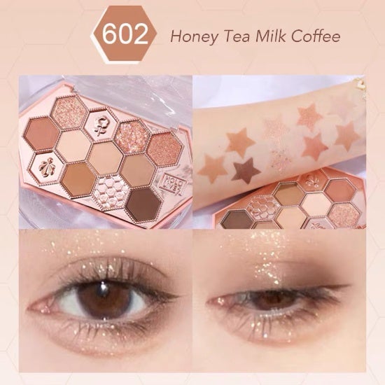 HOLD LIVE Honeycomb Diamond Eyeshadow Palette Holdlive 蜂巢碎钻眼影盘