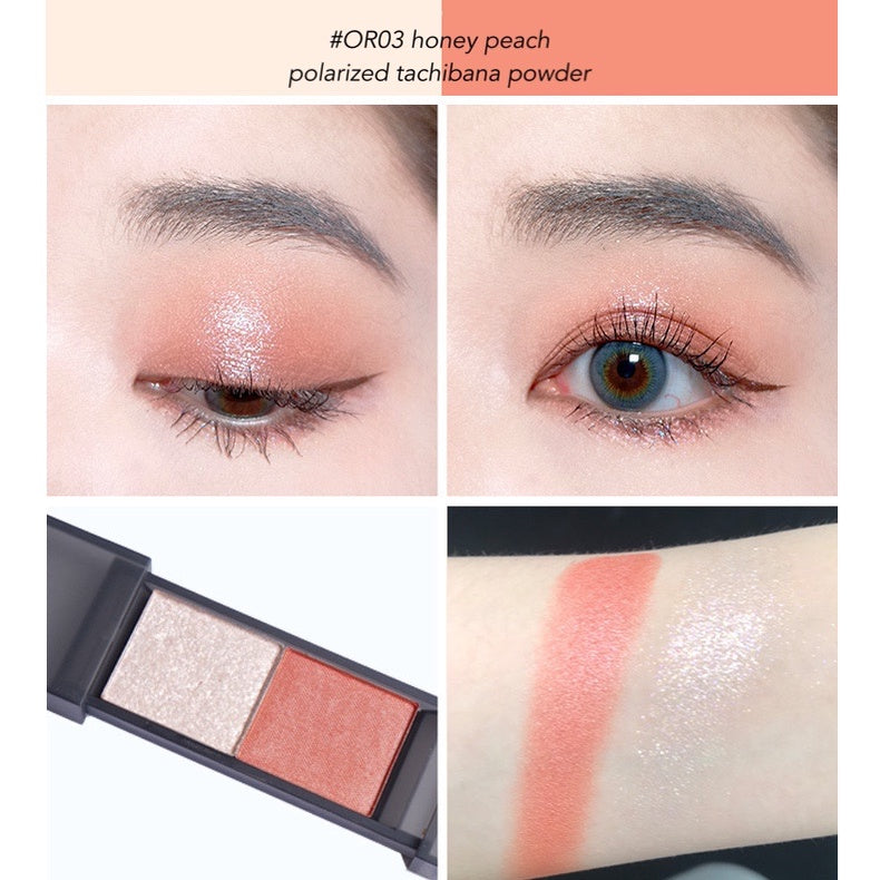 JILL LEEN Dual Colors Eyeshadow Palette Jillleen 双色抽屉眼影盘