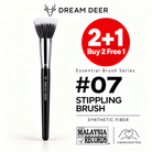 Dream Deer #07 Stippling Brush — Synthetic Fiber — Buy 2 Free 1