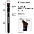 Dream Deer Large Eyebrow Brush #133 measurements