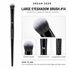 Dream Deer Large Eyeshadow Brush #14 details and materials