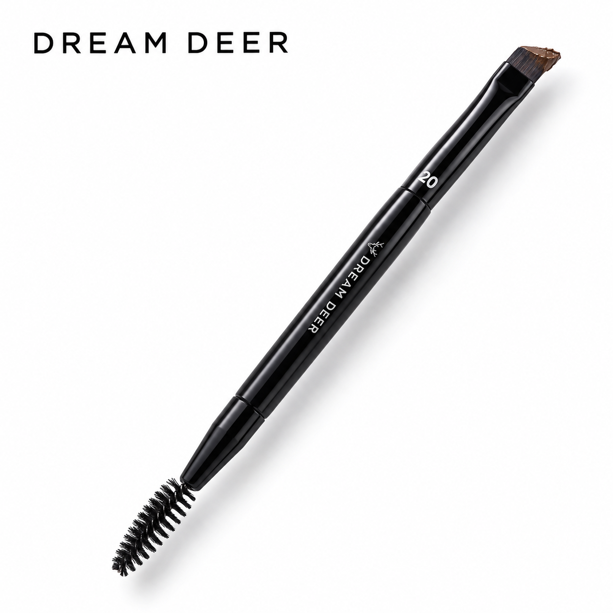 Dream Deer Dual Ended Eyebrow Brush #20 texture and application