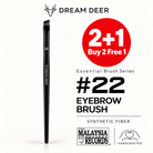 Dream Deer #22 EYEBROW BRUSH — SYNTHETIC FIBER — Buy 2 Free 1 cover