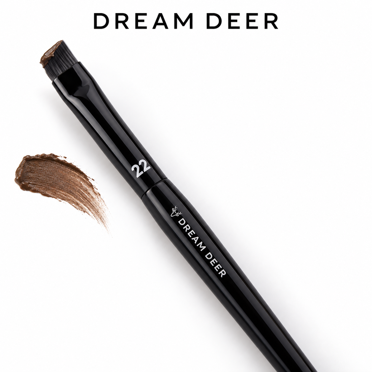 Dream Deer Eyebrow Brush #22 texture and application
