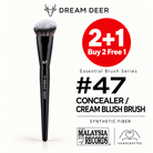 Dream Deer #47 CONCEALER / CREAM BLUSH BRUSH — SYNTHETIC FIBER — Buy 2 Free 1 cover