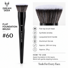 Dream Deer Flat Foundation Brush #60 details and materials