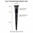 Dream Deer Flat Foundation Brush #60 measurements