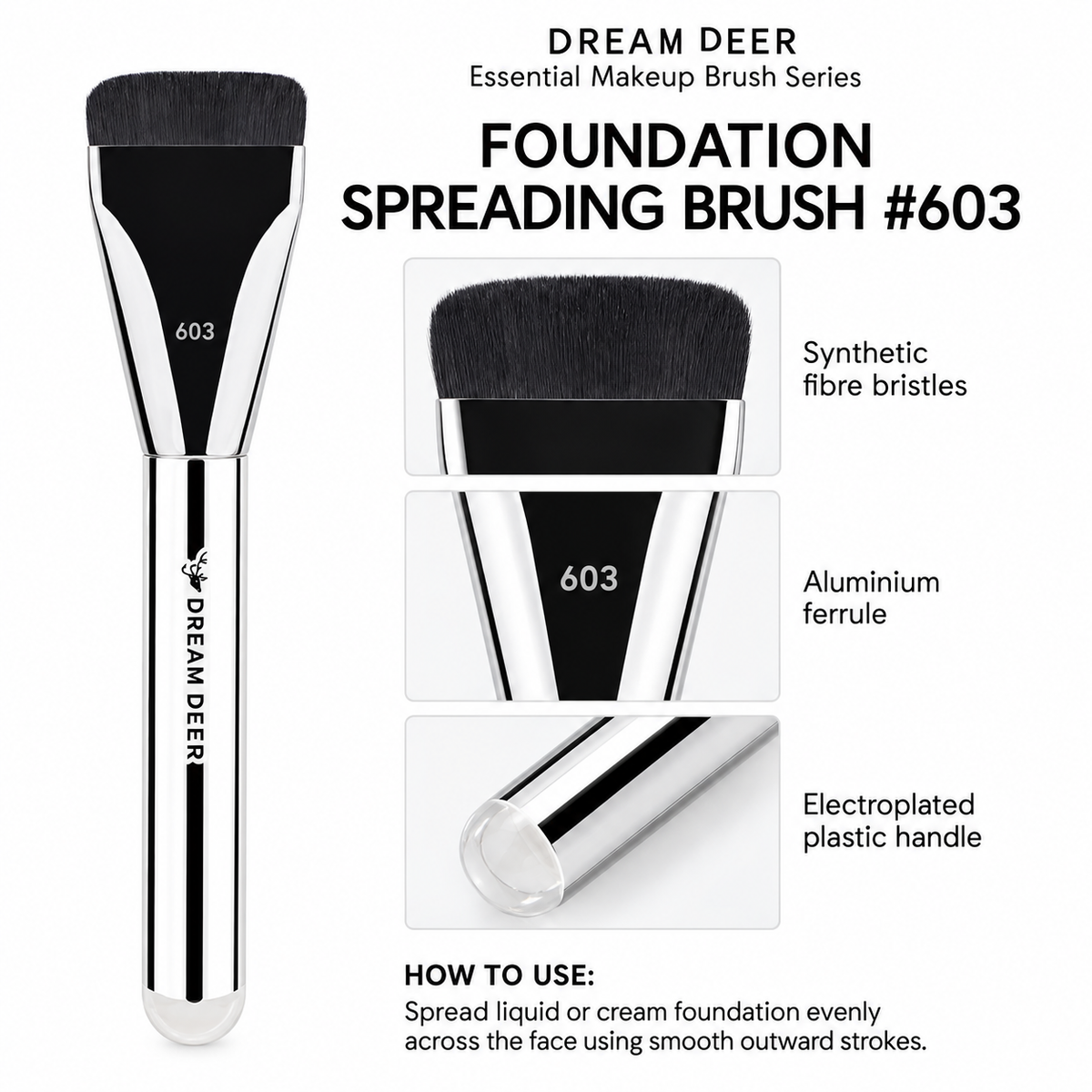 Dream Deer Foundation Spreading Brush 603 details