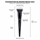 Dream Deer Foundation Blending Brush #64 measurements
