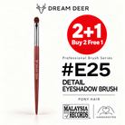 Dream Deer #E25 DETAIL EYESHADOW BRUSH — PONY HAIR — Buy 2 Free 1 cover