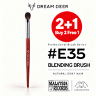 Dream Deer #E35 BLENDING BRUSH — NATURAL GOAT HAIR — Buy 2 Free 1 cover