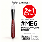 Dream Deer #ME6 MINI SILKWORM BRUSH — SYNTHETIC FIBER — Buy 2 Free 1 cover