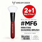 Dream Deer #MF6 MINI FAN SHADING BRUSH — SYNTHETIC FIBER — Buy 2 Free 1 cover