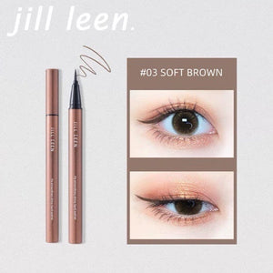 JILL LEEN Fine Liquid Eyeliner Waterproof Smooth Quick-dry Jillleen 精细眼线液笔防水顺滑速干防晕