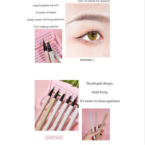 GOGO TALES Fine Makeup Eyeliner Beginner-Friendly Waterproof Long-lasting Gogotales