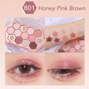 HOLD LIVE Honeycomb Diamond Eyeshadow Palette Holdlive 蜂巢碎钻眼影盘