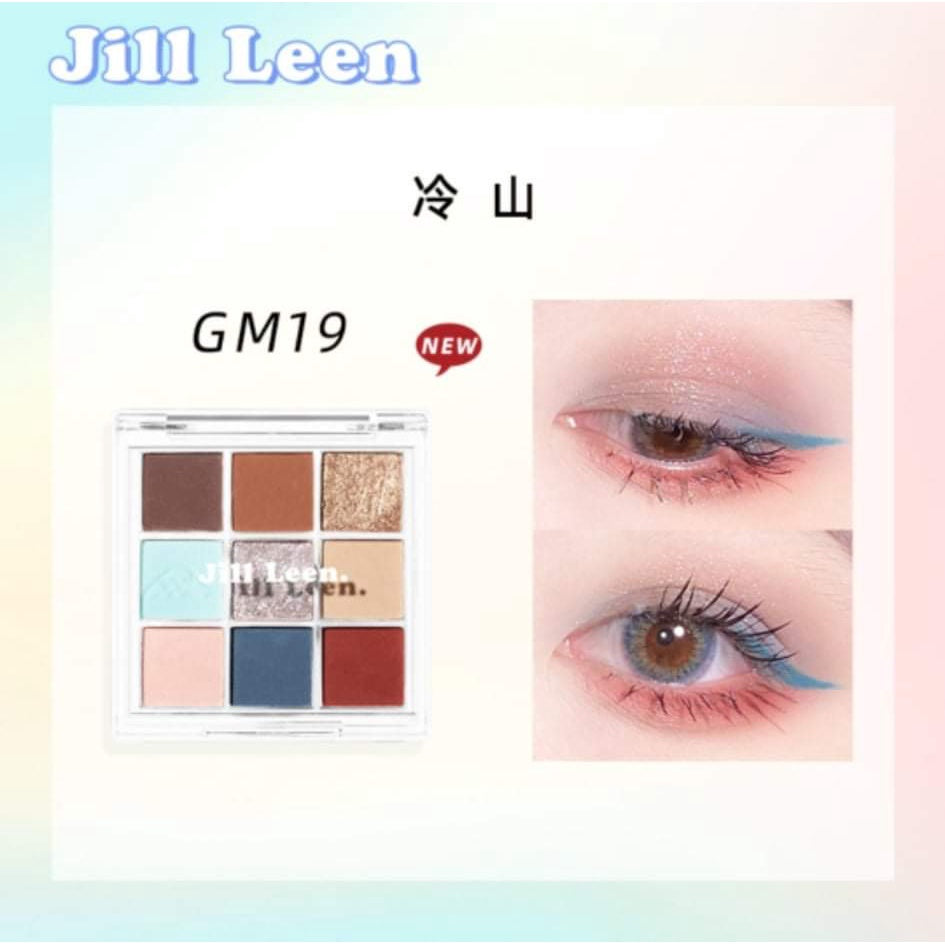 JILL LEEN Show Color Mini Eyeshadow Palette Jillleen 炫色迷你眼影盘 九宫格眼影盘