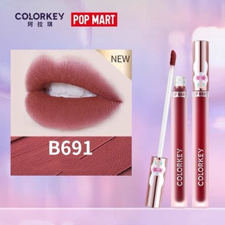 COLORKEY X POP MART Lip Gloss Velvet Matte & Watery Mirror Texture Liquid Lipstick Colorkey 珂拉琪泡泡玛特空气唇釉丝绒雾面镜面