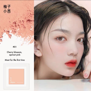 CC SHEER Blush Powder 柚子小西柔焦显白腮红