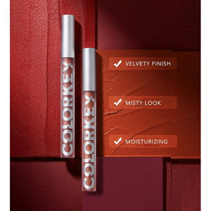 COLORKEY Airy Lip Lacquer Velvet Series Colorkey