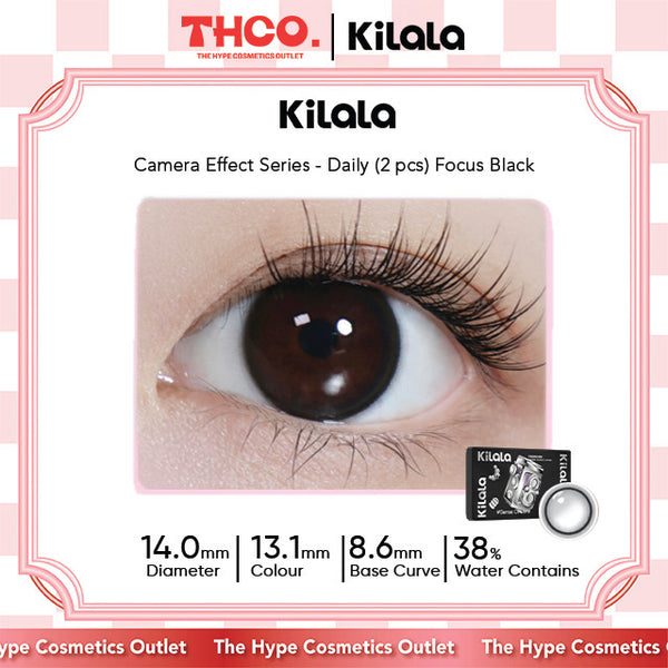KILALA Camera Effect - 1-Day (2 pcs) Focus Black C位聚焦黑