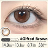 KILALA Camera effect - 1-Day (2 pcs) Gifted Brown 天生主角棕