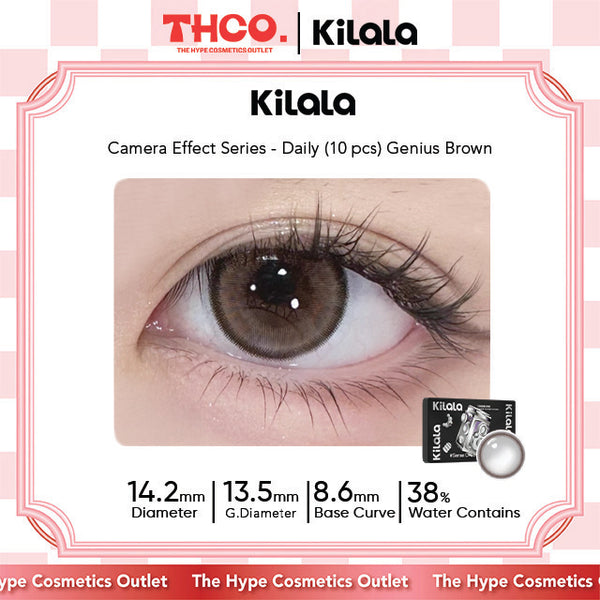 KILALA Camera Effect - 1-Day (10 pcs) Genius Brown 光感天才棕