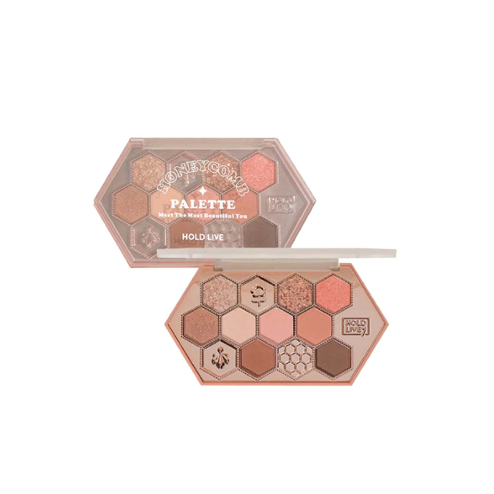 HOLD LIVE Honeycomb Diamond Eyeshadow Palette Holdlive 蜂巢碎钻眼影盘