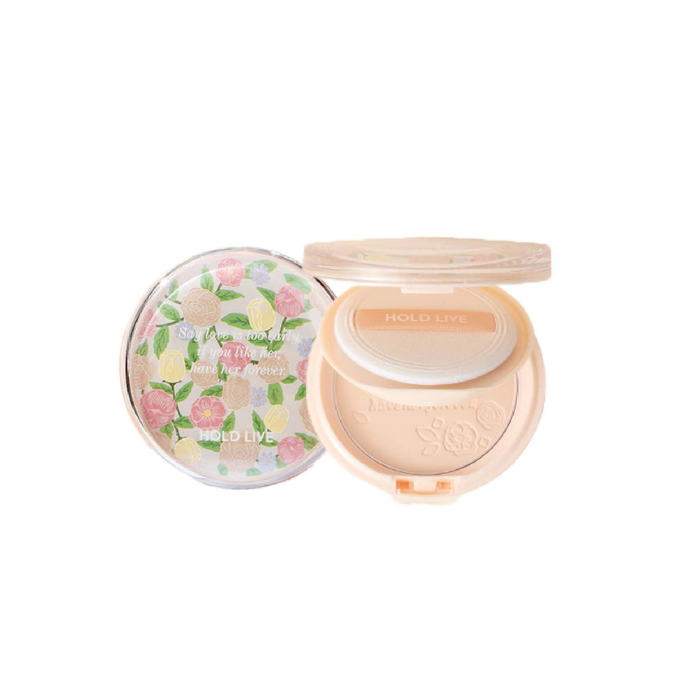 HOLD LIVE Flower Young Soft Mist Setting Powder Compact Holdlive 花漾柔雾粉饼