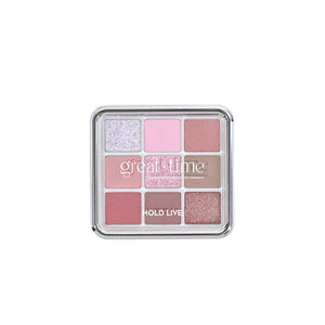 HOLD LIVE Simple Mirror Light Nine-Color Eyeshadow Palette Holdlive 简约镜光9色眼影盘