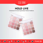 HOLD LIVE Checkered 16-Color Eyeshadow Palette Holdlive 方格16色眼影盘粉棕色眼影