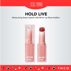 HOLD LIVE Moisturizing Sweet Jelly Lipstick Mirror Lip Gloss Holdlive 透润沁甜唇膏 果冻口红冻水光镜面唇釉 固体唇蜜滋润