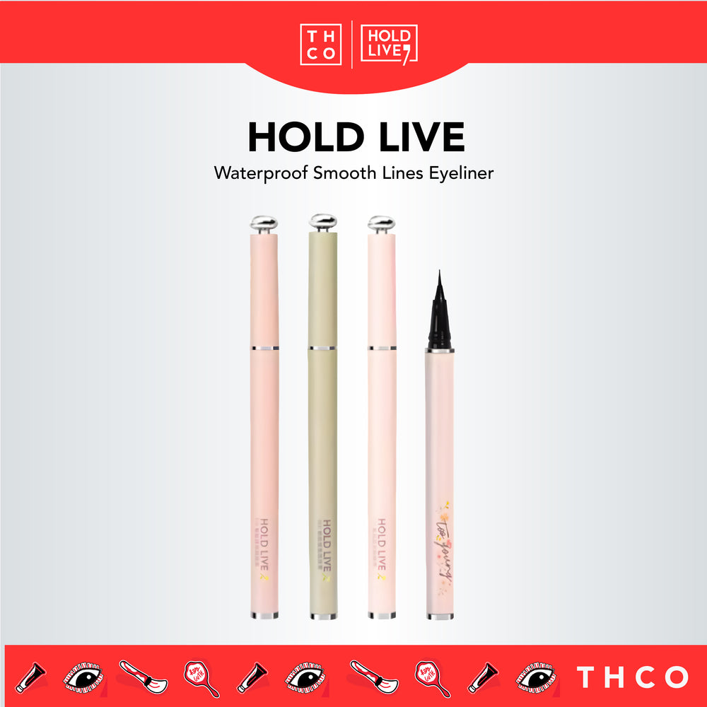 HOLD LIVE Waterproof Smooth Lines Liquid Eyeliner Holdlive 畅绘线条眼线笔 不晕染防水显色极细勾线笔眼线液笔