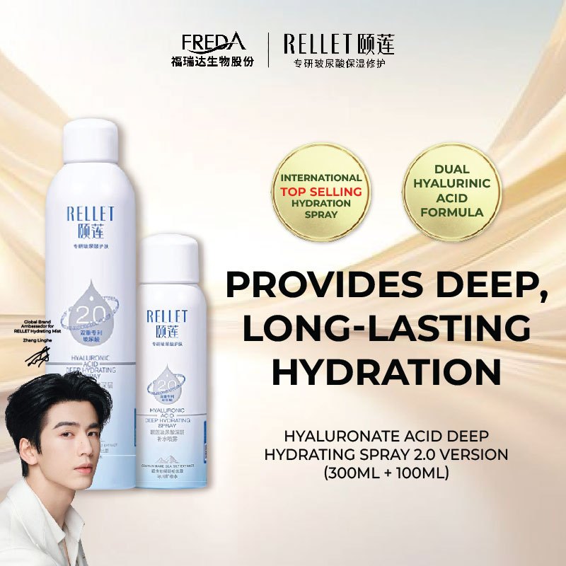 Rellet RELLET Hyaluronate Acid Deep Hydrating Spray 2.0 Version – The Hype ...
