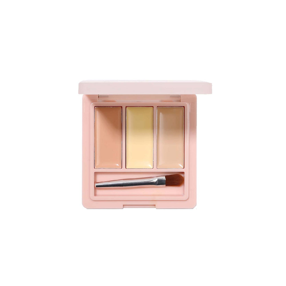 JILL LEEN Triple Shade Cream Concealer Palette Jillleen 三色平衡遮瑕盘 遮瑕盘眼下遮瑕