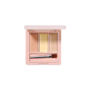 JILL LEEN Triple Shade Cream Concealer Palette Jillleen 三色平衡遮瑕盘 遮瑕盘眼下遮瑕