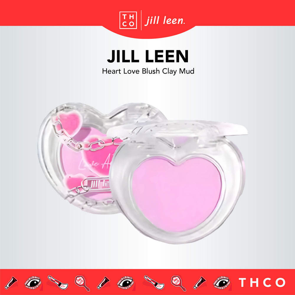 Jill Leen Heart Love Blush Clay Mud Jillleen 爱心腮红泥 单色氛围感腮红膏