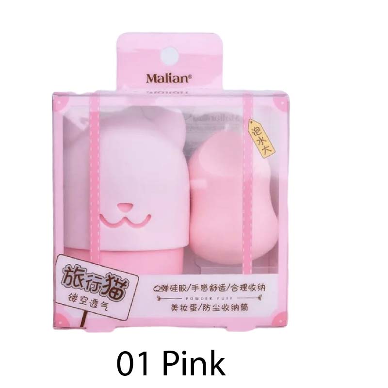 MALIAN Travelling Kitty Beauty Sponge Kit