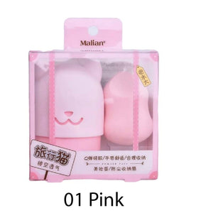 MALIAN Travelling Kitty Beauty Sponge Kit