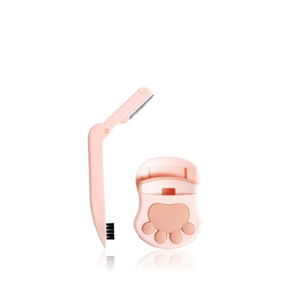 MALIAN Sakura Pink Kitty Portable Malian Lash Curler + Malian Brow Trimmer