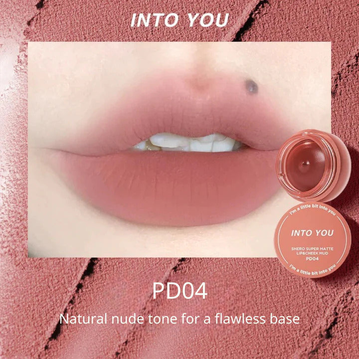 INTOYOU Shero Super Matte Lip & Cheek Mud Into You 心慕与你慕斯雾面哑光唇泥腮红