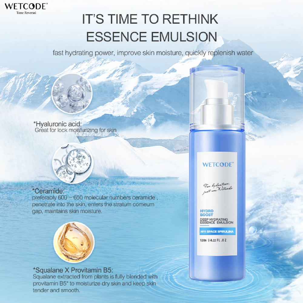 WETCODE Deep Hydrating Essence Emulsion 120ml 水密码沙漠绿洲高保湿修护乳