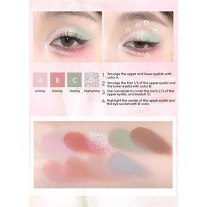 HOLD LIVE Powdery Ripple Eyeshadow Palette Holdlive 粉醺波纹冰裂眼影盘 珠哑光眼影