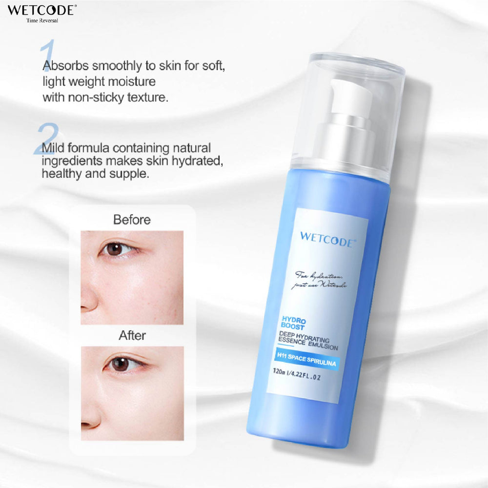 WETCODE Deep Hydrating Essence Emulsion 120ml 水密码沙漠绿洲高保湿修护乳