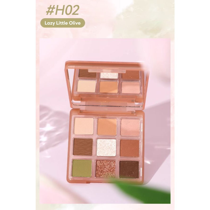 HOLD LIVE Powdery Ripple Eyeshadow Palette Holdlive 粉醺波纹冰裂眼影盘 珠哑光眼影