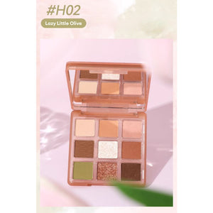 HOLD LIVE Powdery Ripple Eyeshadow Palette Holdlive 粉醺波纹冰裂眼影盘 珠哑光眼影