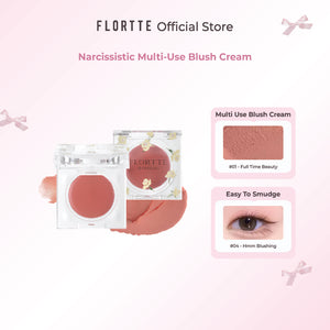 FLORTTE Narcissistic Multi-Use Blush Cream 花洛莉亚自恋系列多用腮红膏