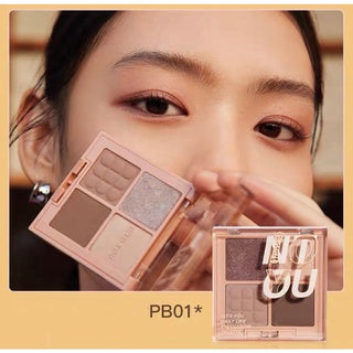 INTOYOU Smokey Fire 4 Shade Eyeshadow Palette Into You