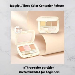 JUDYDOLL Three Color Concealer Palette Judydoll 橘朵三色遮瑕盘