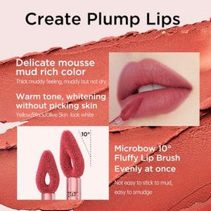 COLORKEY Mousse Lip Mud Matte Texture Lip Gloss Liquid Lipstick Non-Drying Colorkey 小彩弹慕斯唇泥